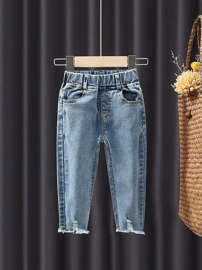 Conjunto Infantil Estilo Western: Camisa y Jeans para Niñas - Image 2