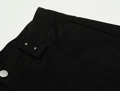 Pantalones Deportivos con Diseño Geométrico y Remaches de Moda Urbana - Image 8