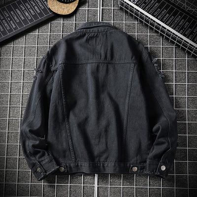 Chamarra de Mezclilla Talla Grande para Hombre - Image 4