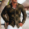 Men's Lapel Long Sleeve Printed Shirt