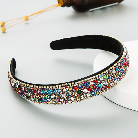 Diadema Deportiva Diamantes Coloridos Antideslizante para Mujer - Image 4