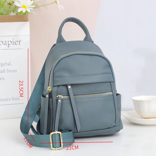 Mochila de Cuero Viajero de Gran Capacidad - Versátil y Elegante - Image 3