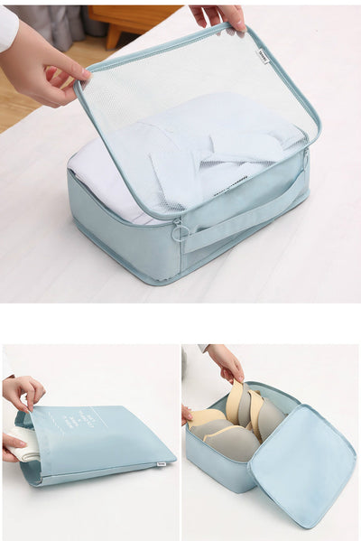 Set de 8 Organizadores de Viaje - Cubos Empacadores para Ropa, Zapatos y Accesorios - Image 21