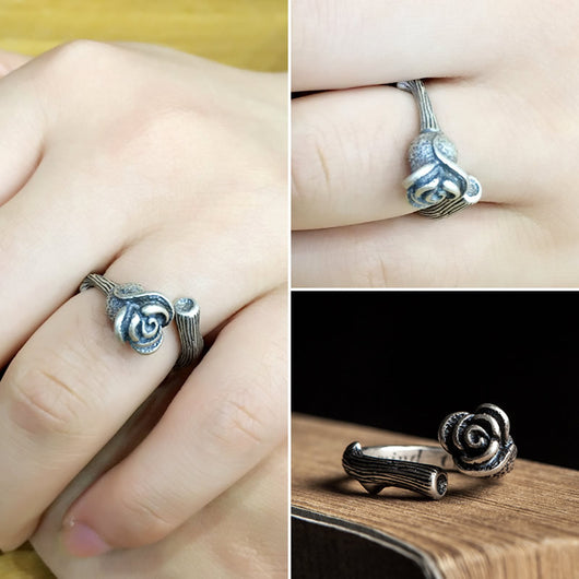 Anillo Rosa de Plata 925 Dark Dream - Image 10