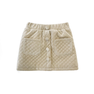 Falda Acolchada con Forro de Terciopelo - Versátil para Niñas - Image 9