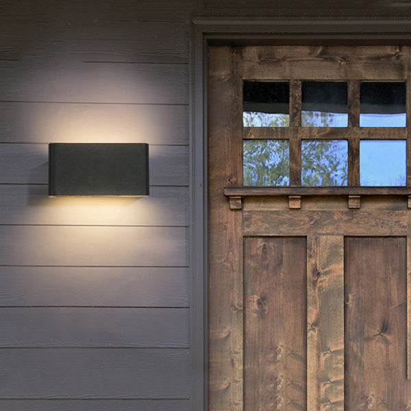 Lámpara LED Rectangular para Exterior - Pared, Patio y Jardín