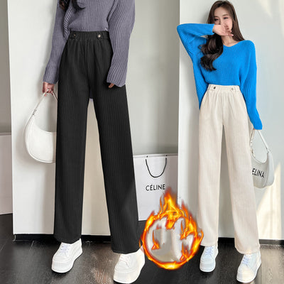 Pantalón Casual de Pana Talle Alto Recto - Image 6