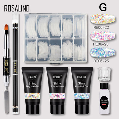 Kit de Extensión de Uñas en Gel Líquido Modelador Rápido 30ML - 3 Piezas - Image 8