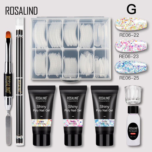 Kit de Extensión de Uñas en Gel Líquido Modelador Rápido 30ML - 3 Piezas - Image 8
