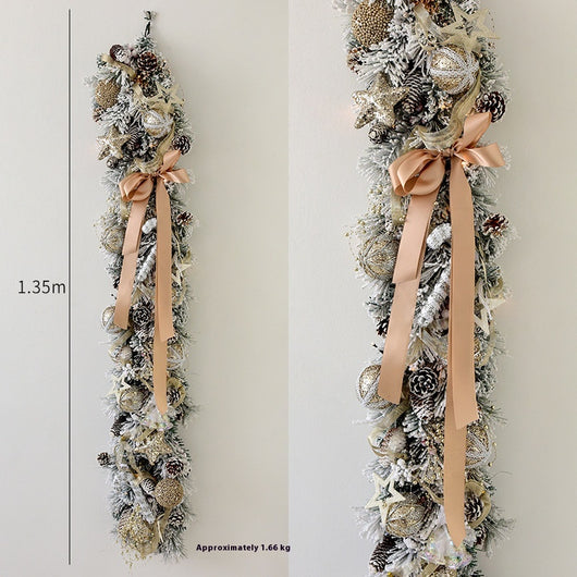 Guirnalda Navideña con Efecto Aterciopelado para Escaparates - Image 11