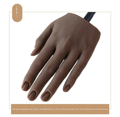 Mano de Silicona para Práctica de Uñas - Modelo Realista de Entrenamiento - Image 21