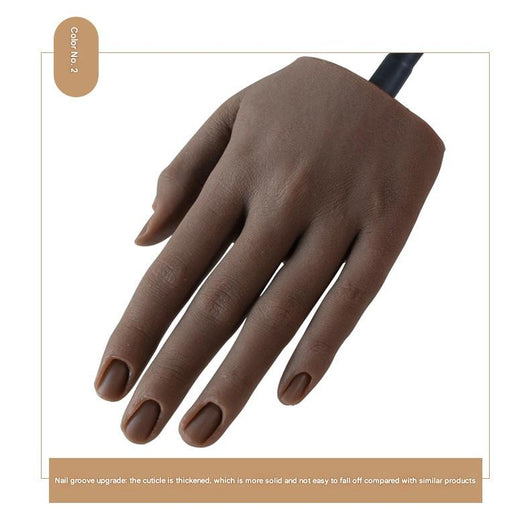 Mano de Silicona para Práctica de Uñas - Modelo Realista de Entrenamiento - Image 21