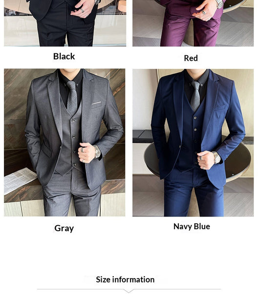 Traje Slim Fit Británico para Hombre - Conjunto Casual Elegante - Image 13