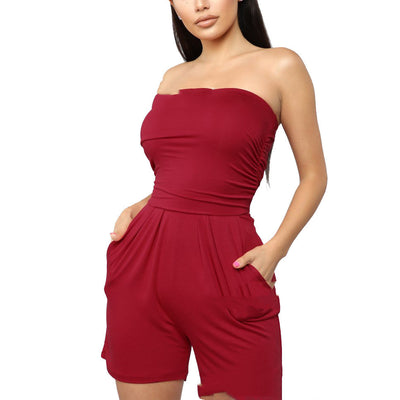 Jumpsuit Cómodo con Escote Envolvente para Casa - Image 8