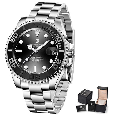 Reloj Automático de Acero Inoxidable Resistente al Agua para Hombre - Image 17