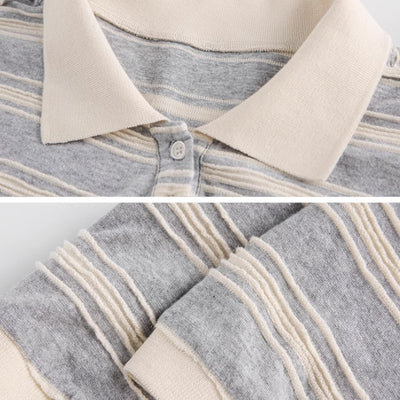 Blusa Suelta con Cuello 3D y Hombros Caídos - Image 10