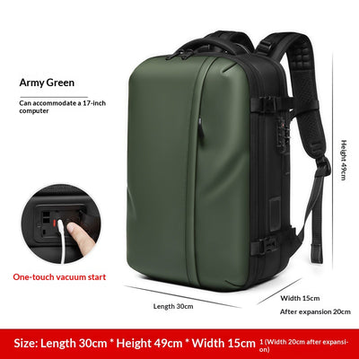 Mochila de Viaje Comprimida de Gran Capacidad para Hombre - Image 8