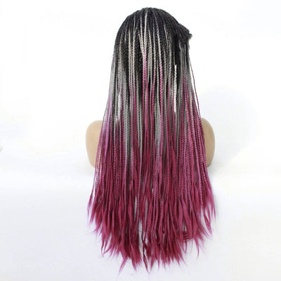 Peluca Afro Trenzada Doble Europe Lady Negro - Image 10