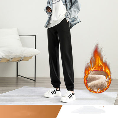 Pantalón Holgado de Terciopelo para Mujer Talla Grande - Image 43