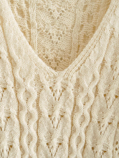 Suéter Calado Otoño Suelto para Mujer Casual - Image 9