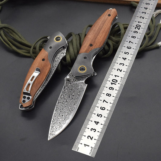 Cuchillo Táctico Plegable de Alta Dureza para Rescate y Aventura - Image 2