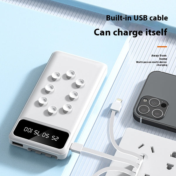 Batería Portátil con Ventosa Removible y Soporte Ajustable