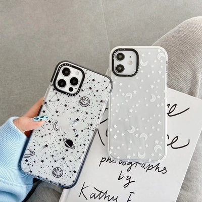 Funda iPhone 12 Universo Estrellas Creativas Compatible con Apple