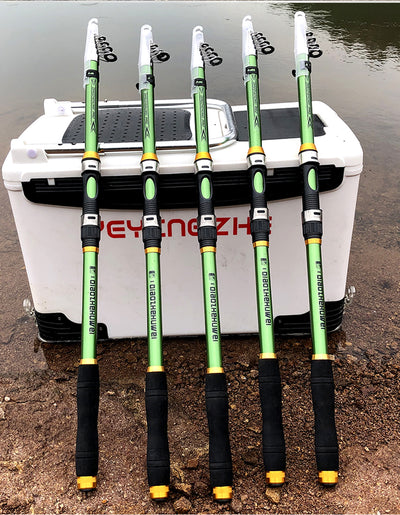 Caña de Pesca Telescópica para Carpa 2.1M-3.6M Fibra de Carbono FRP - Image 13