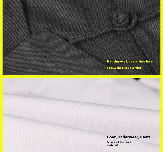Conjunto de 3 Piezas Uniforme Wing Chun Kung Fu - Túnica Taoísta - Image 13