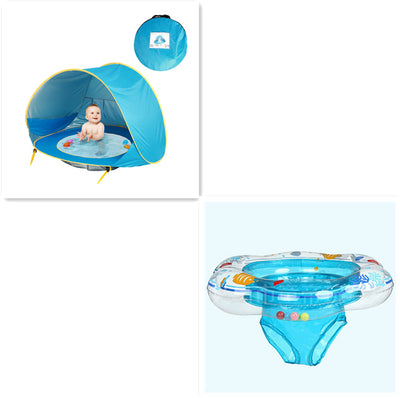 Carpa Portátil para Bebé con Protección UV - Refugio Solar para Playa y Piscina - Image 13