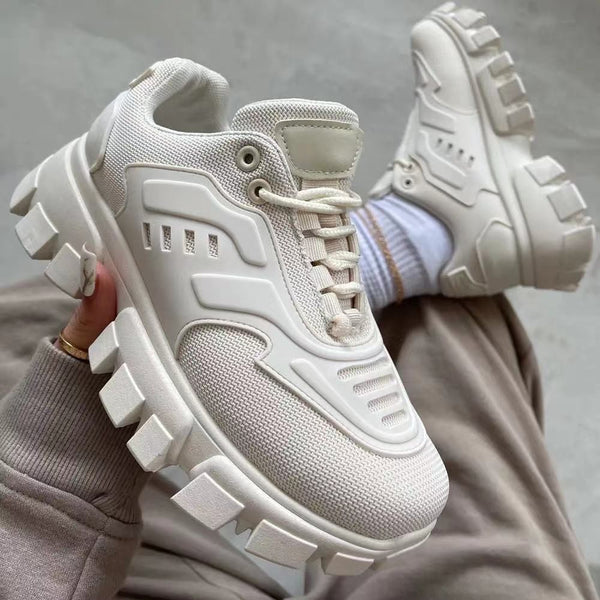 Zapatos Plataforma Daddy Mesh Transpirables con Suela de Esponja