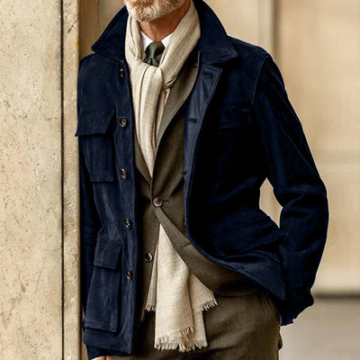 Chaqueta de Ante Casual para Hombre - Estilo Moderno - Image 9