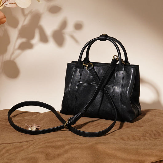 Bolso de Cuero Genuino Capacidad Grande - Bolsa Casual para Hombro - Image 3
