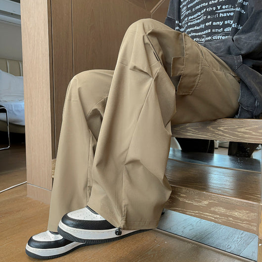 Pantalones Rectos Holgados Estilo Hong Kong - Casual e Informal - Image 6