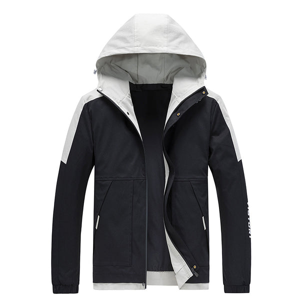 Chaqueta Casual Holgada para Hombre Talla Grande