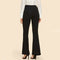 Pantalones Acampanados de Cintura Alta para Mujer