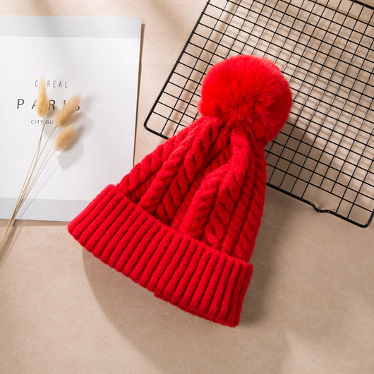 Gorro Invierno Mujer Lana Estilo Coreano Trendy - Image 8