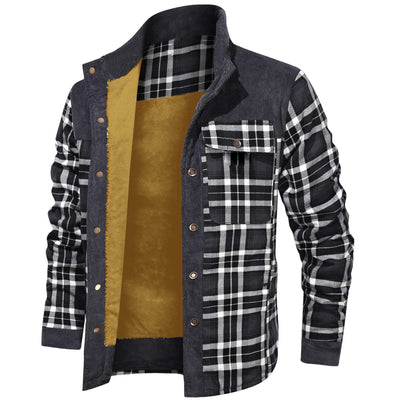 Chaqueta Camisa Cuadros Dragon con Tejido Reforzado - Image 10