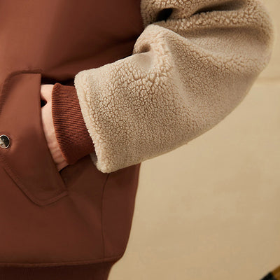 Chaqueta Acolchada Suelta Estilo Béisbol para Invierno - Image 9