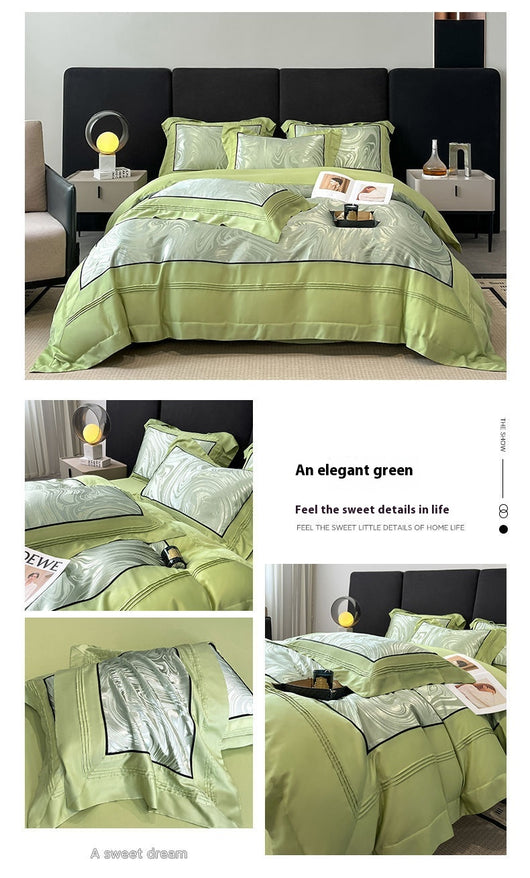 Juego de Cama Jacquard Lujo Premium de 4 Piezas - Image 17