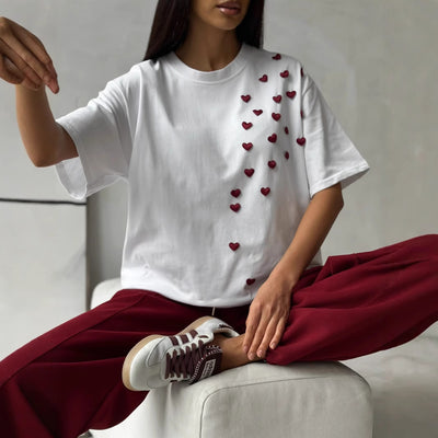 Playera Casual para Mujer con Bordado Love - Image 3