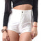 Shorts Retrô de Cintura Alta com Bolso Lateral para Cantoras