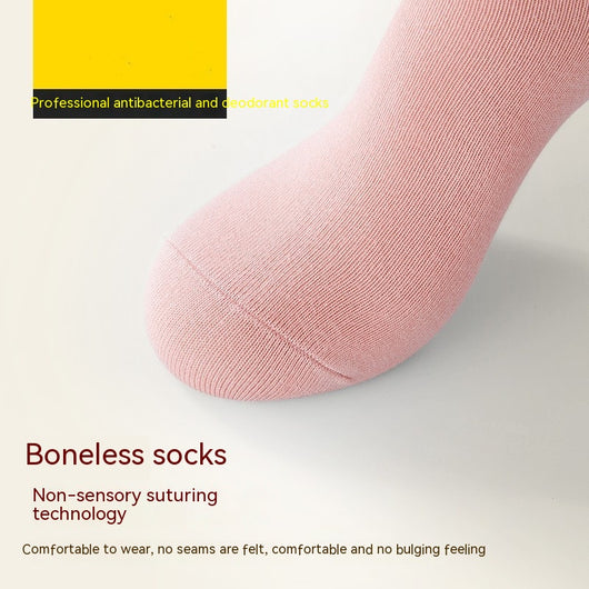Calcetines Antibacterianos sin Costuras con Hilo Reforzado - Colores Sólidos - Image 16