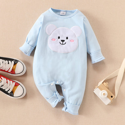Pelele Bebé con Estampado de Animales y Parches Bordados Multicolor - Image 2
