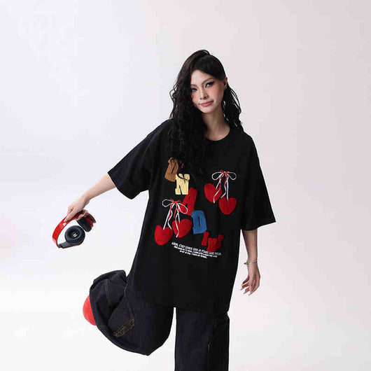 Playera Casual de Manga Corta para Mujer