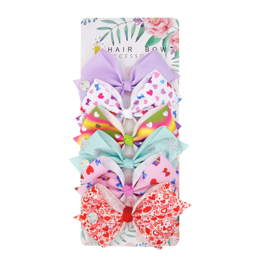 Set de Broches para Cabello con Moño de Corazón para Niñas - Image 16