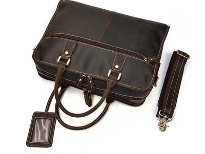 Maletín Ejecutivo de Cuero Crazy Horse Vintage para Hombre - Image 6