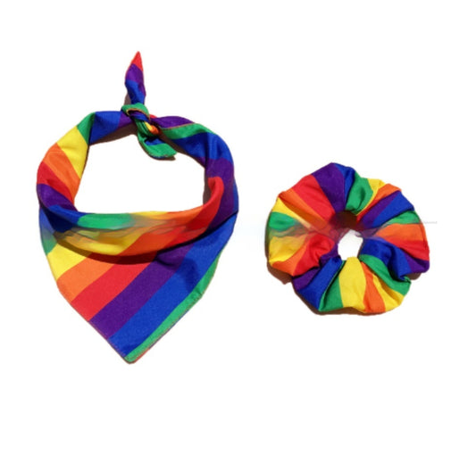 Toalla Cuadrada Rainbow Hip Hop Multicolor - Algodón Poliéster Premium