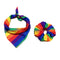 Toalla Cuadrada Rainbow Hip Hop Multicolor - Algodón Poliéster Premium
