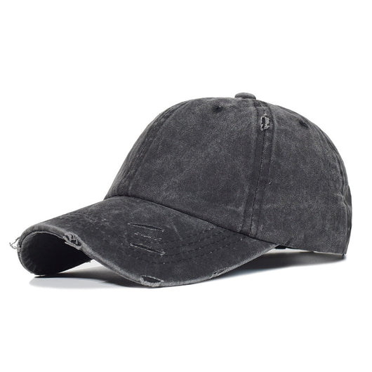 Gorra de Béisbol Ajustable con Agujero para Coleta